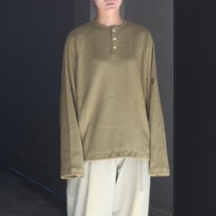 【残り一点】Lazy Thermal Henley Neck