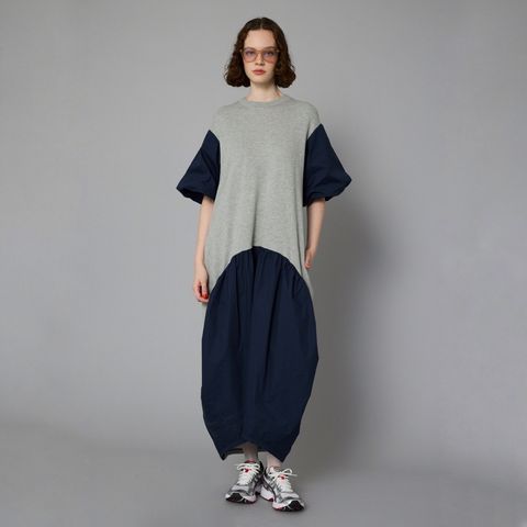 【残り一点】Arch Gather Cocoon Dress