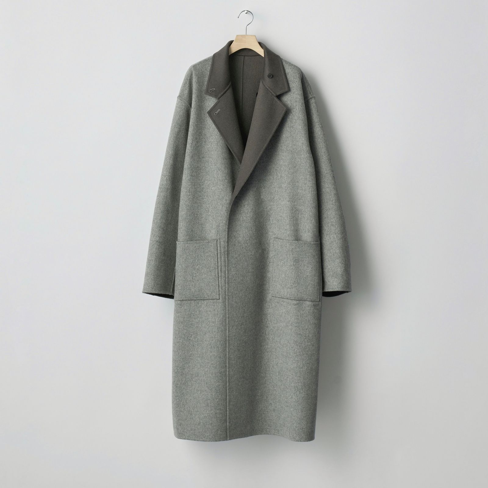【残り一点】Wool/Cashmere Reversible Notch Lapel Coat