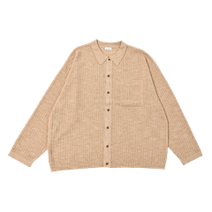 【残り一点】Rib Pattern Kint Shirt