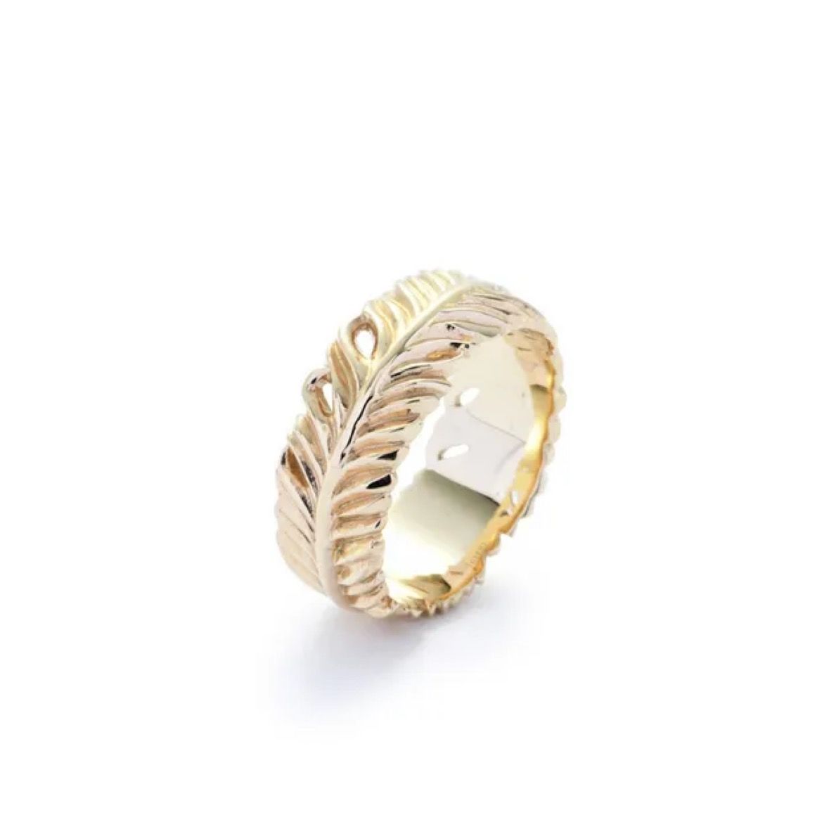 【お取り寄せ注文可能】Eagle Feather Ring S(K10 YELLOW GOLD)