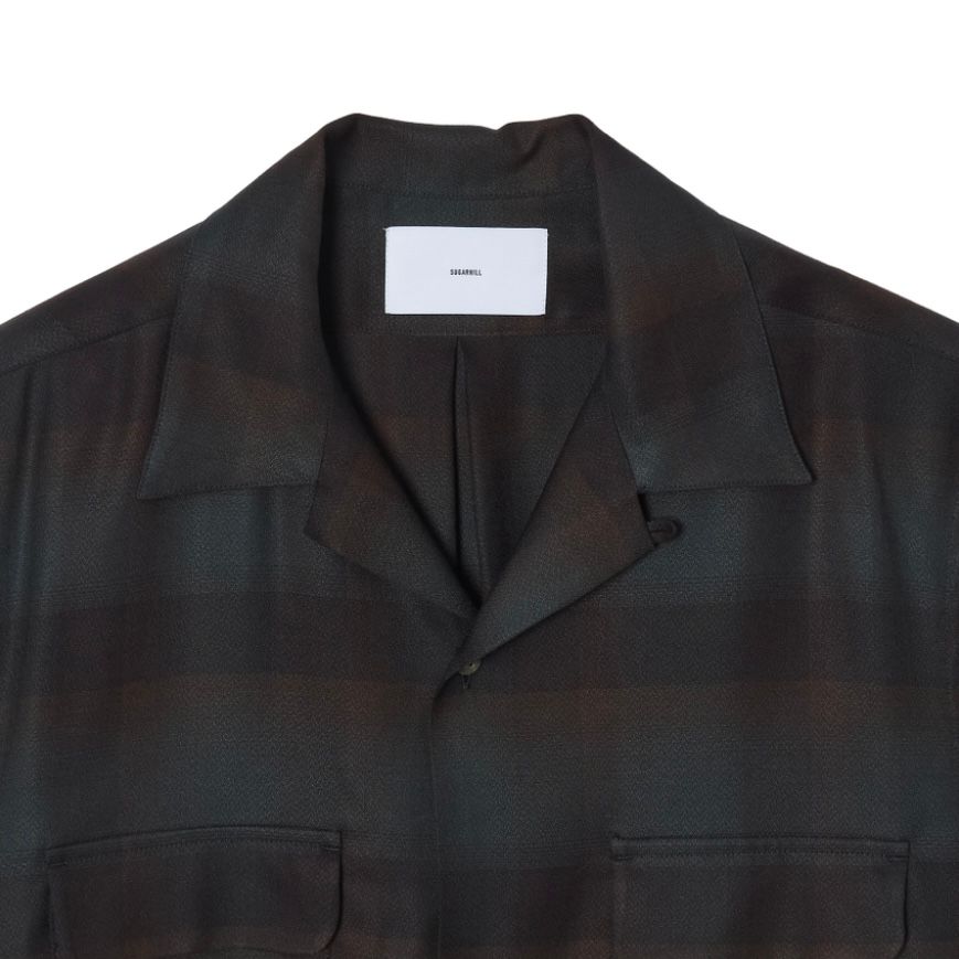 【残り一点】Plaid Open Collar Shirts