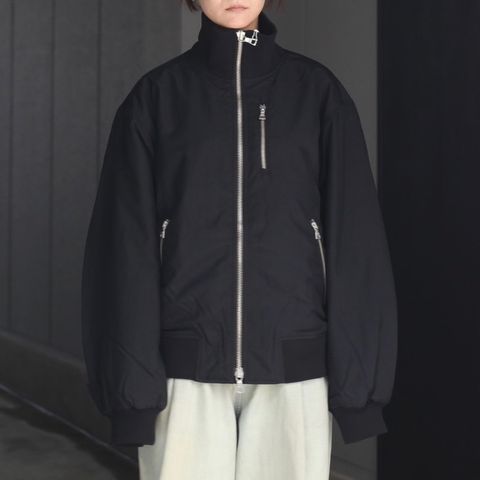 【残り一点】High Collar Bomber Raw Edge