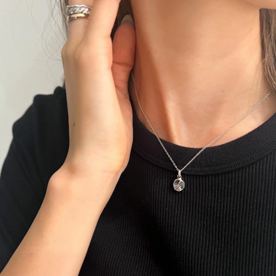 【お取り寄せ注文可能】Amulet Pendant_S(PINK TOURMALINE)