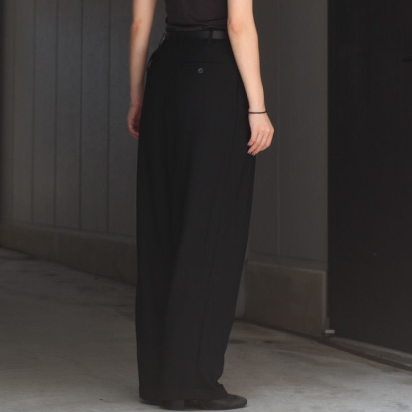 【残り一点】3 Tuck Wool Serge Trousers