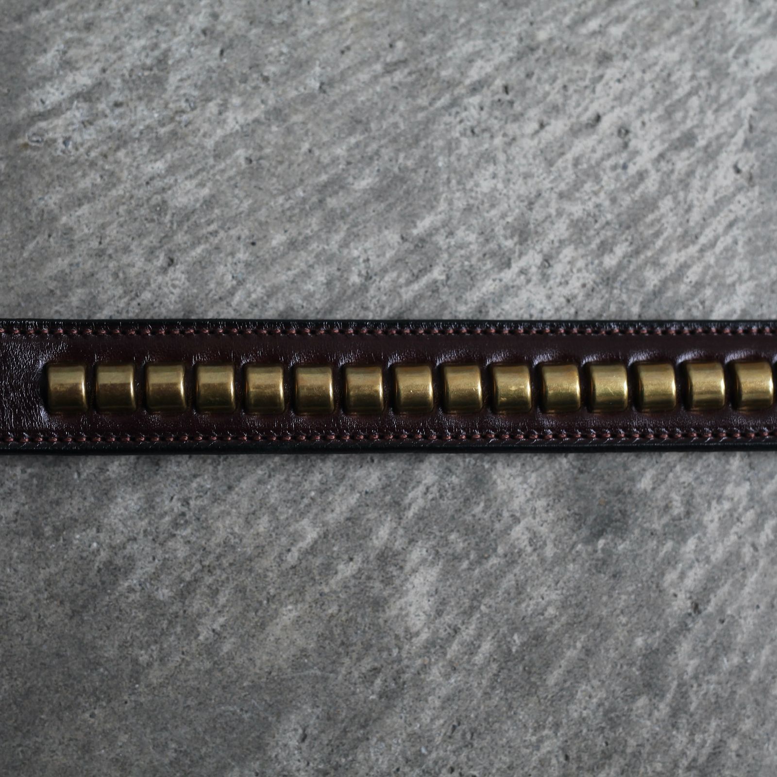 【残り一点】3/4 Clincher Belt(HAVANA×BRASS)