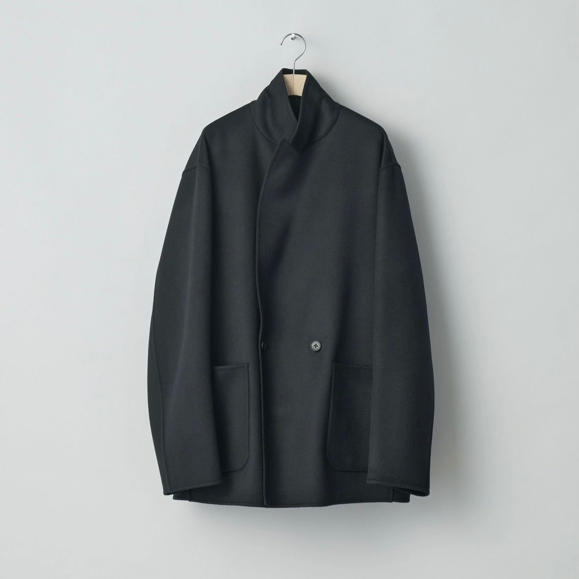 ジャケット・アウター ssstien24AW REVERSIBLE PEAK LAPEL JACKET ssstein / シュタイン】REVERSIBLE PEAK LAPEL JACKET - NAVY