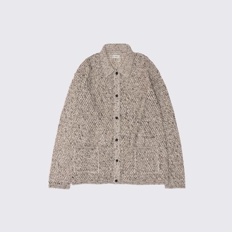 【残り一点】Mesh Knit Shirt Cardigan