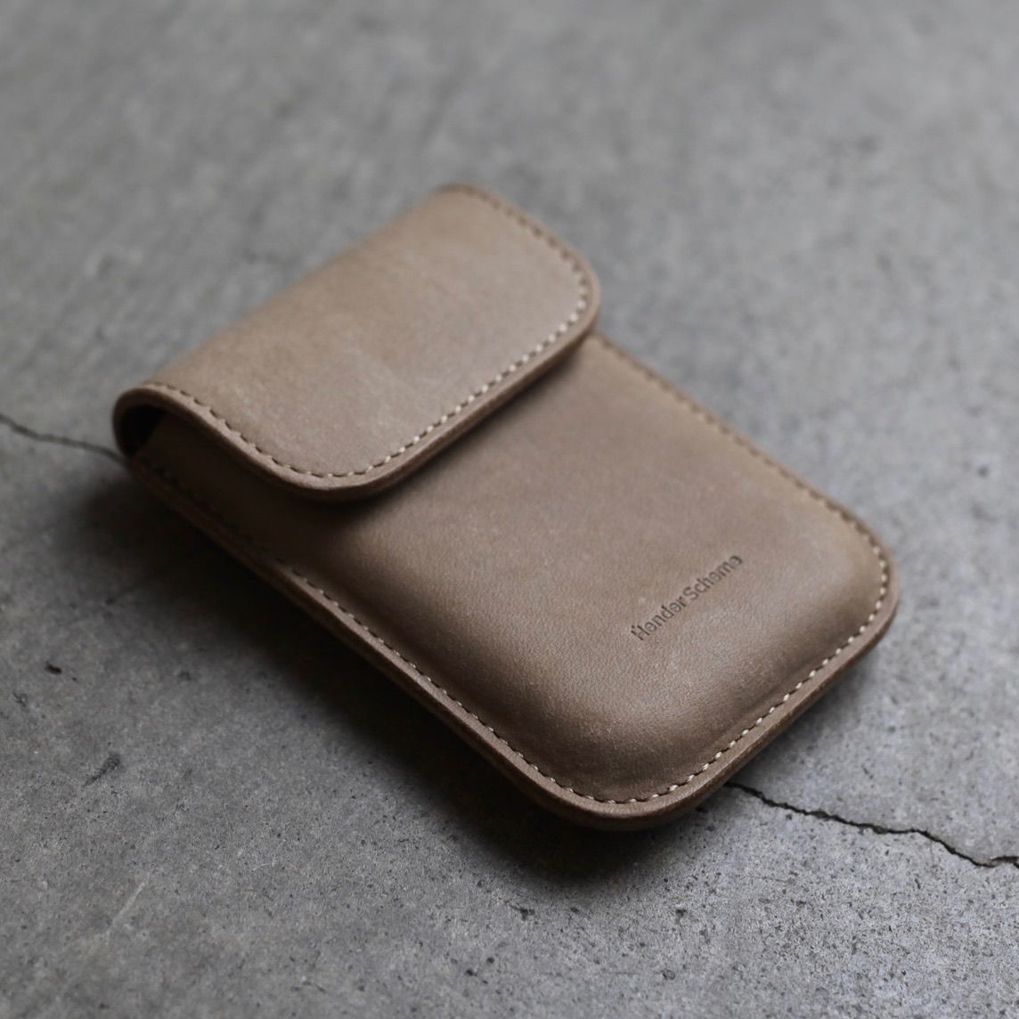 【再販売通知受付可能】Flap Card Case(IVORY)