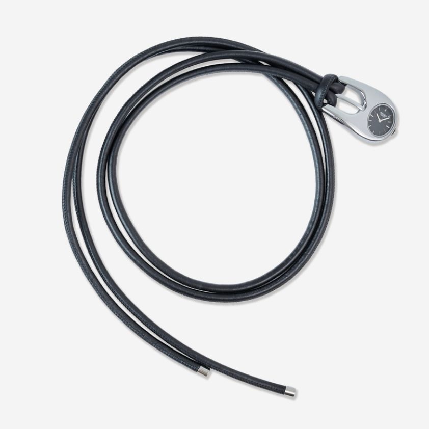 【残り一点】Buckle Watch Knot Cord(BLACK×SILVER)