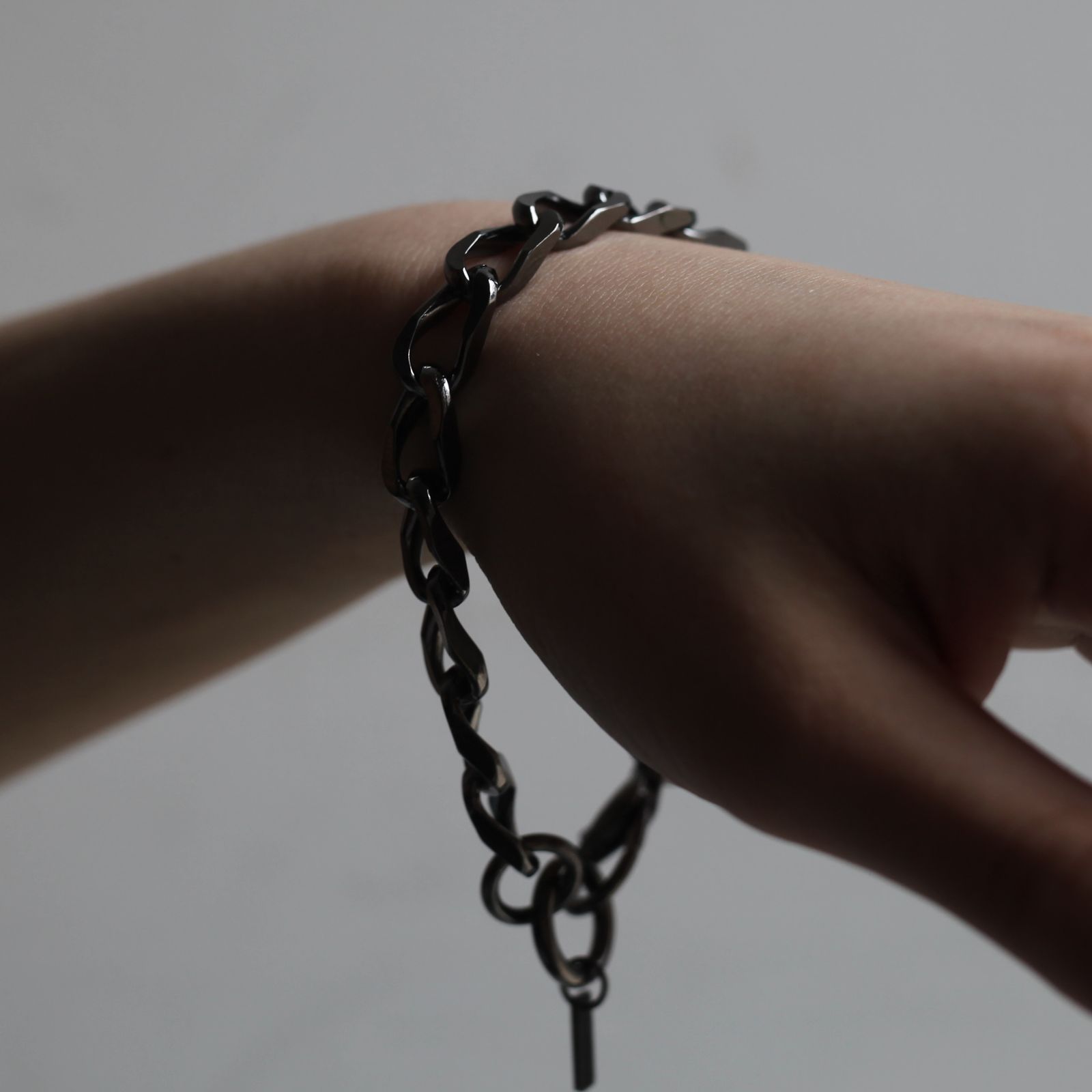 LITTLEBIG - 【残りわずか】Curb Chain Bracelet(BLACK LITTLEBIG - 【残りわずか】Curb Chain Bracelet(BLACK