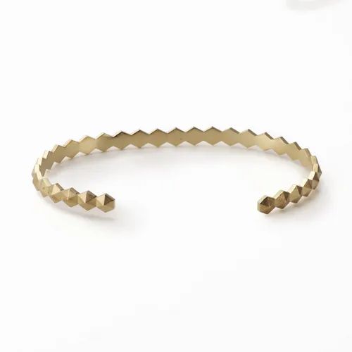 【お取り寄せ注文可能】Honycomb Studs Bangle S(GOLD)
