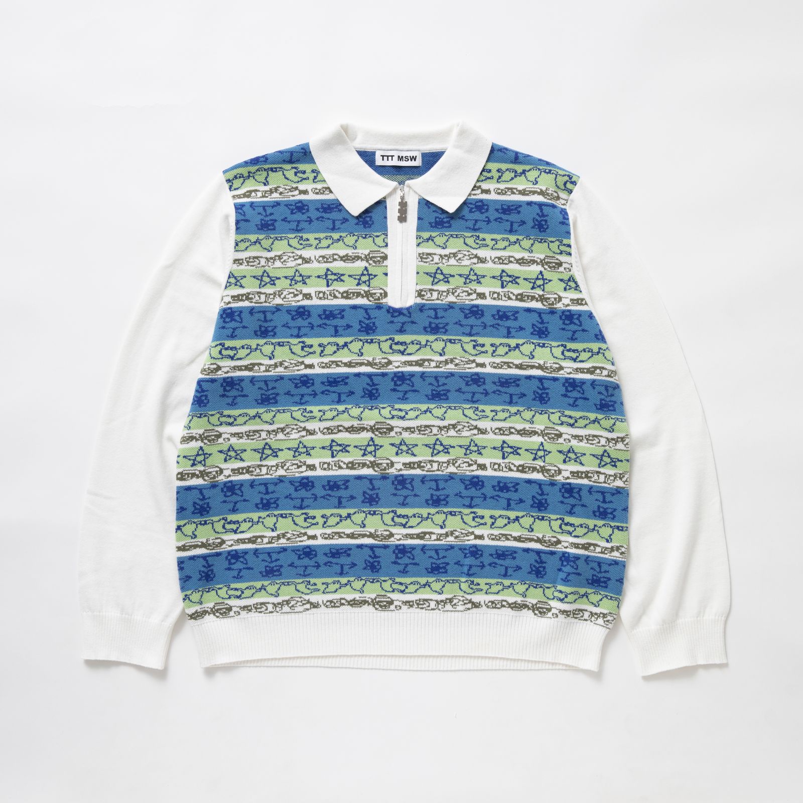 ビリーズエンター TTT MSW 21ss Persia knit polo shirt - トップス