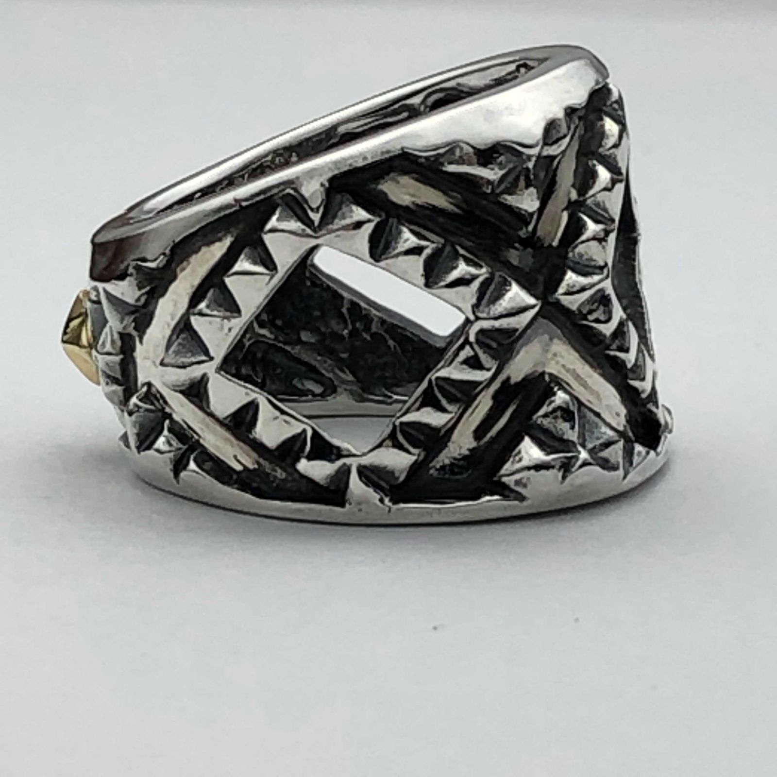 【お取り寄せ注文可能】Window Ring(SILVER×GOLD)