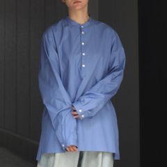 【残りわずか】Suvin Broad Band Collar Shirt