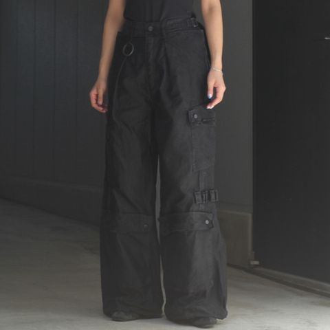 【残り一点】Slash Seam Twist Cargo Pants(PIGMENT DYED MOLESKIN)
