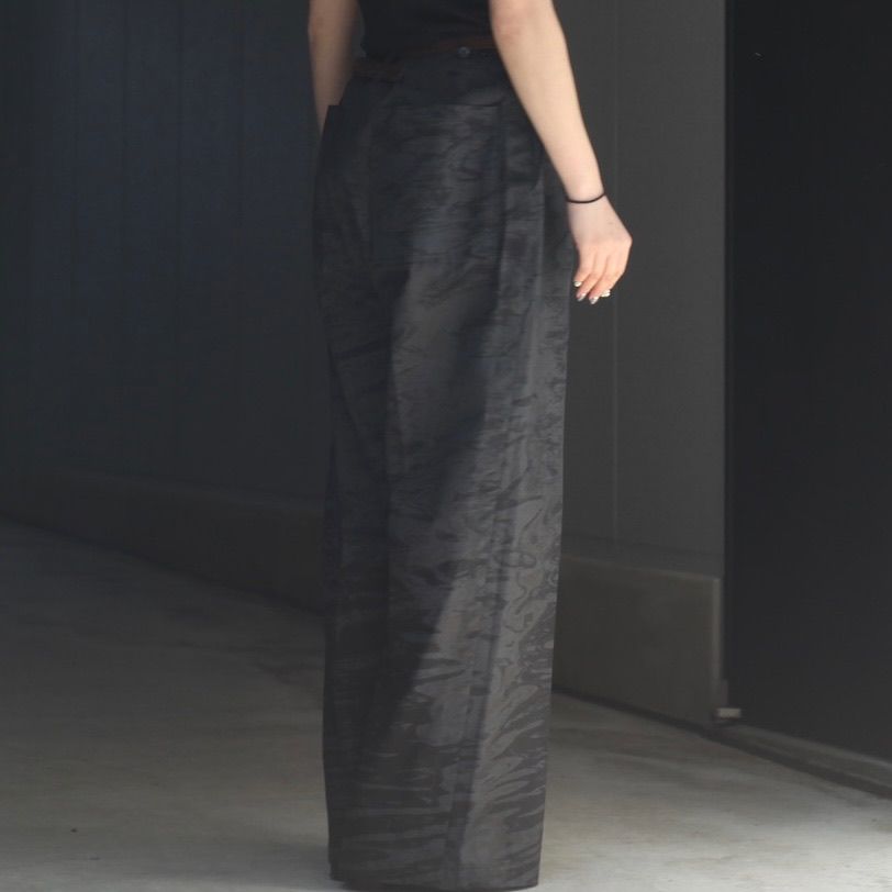 【残り一点】Photo Printed Cotton 1Tuck Baker Pants