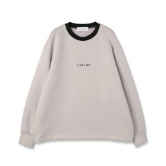 【残り一点】Cullni Logo Embroidery Long Sleeve Pullover