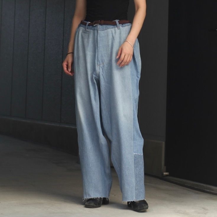 SEEALL - 【残り一点】Reconstructed Super Baggy Slacks