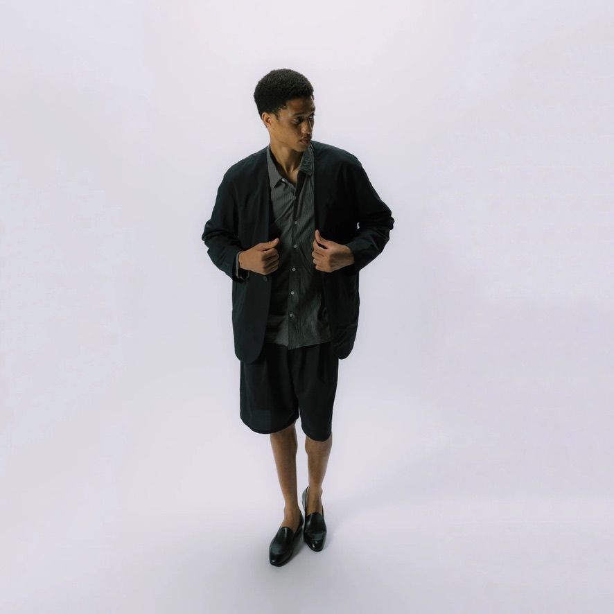 【残り一点】36G Nylon Tuck Easy Shorts