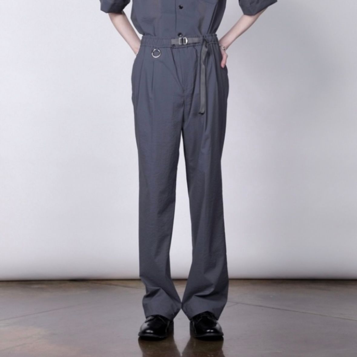 【残り一点】Wide Tailored Pants(QUINN_NYLON)