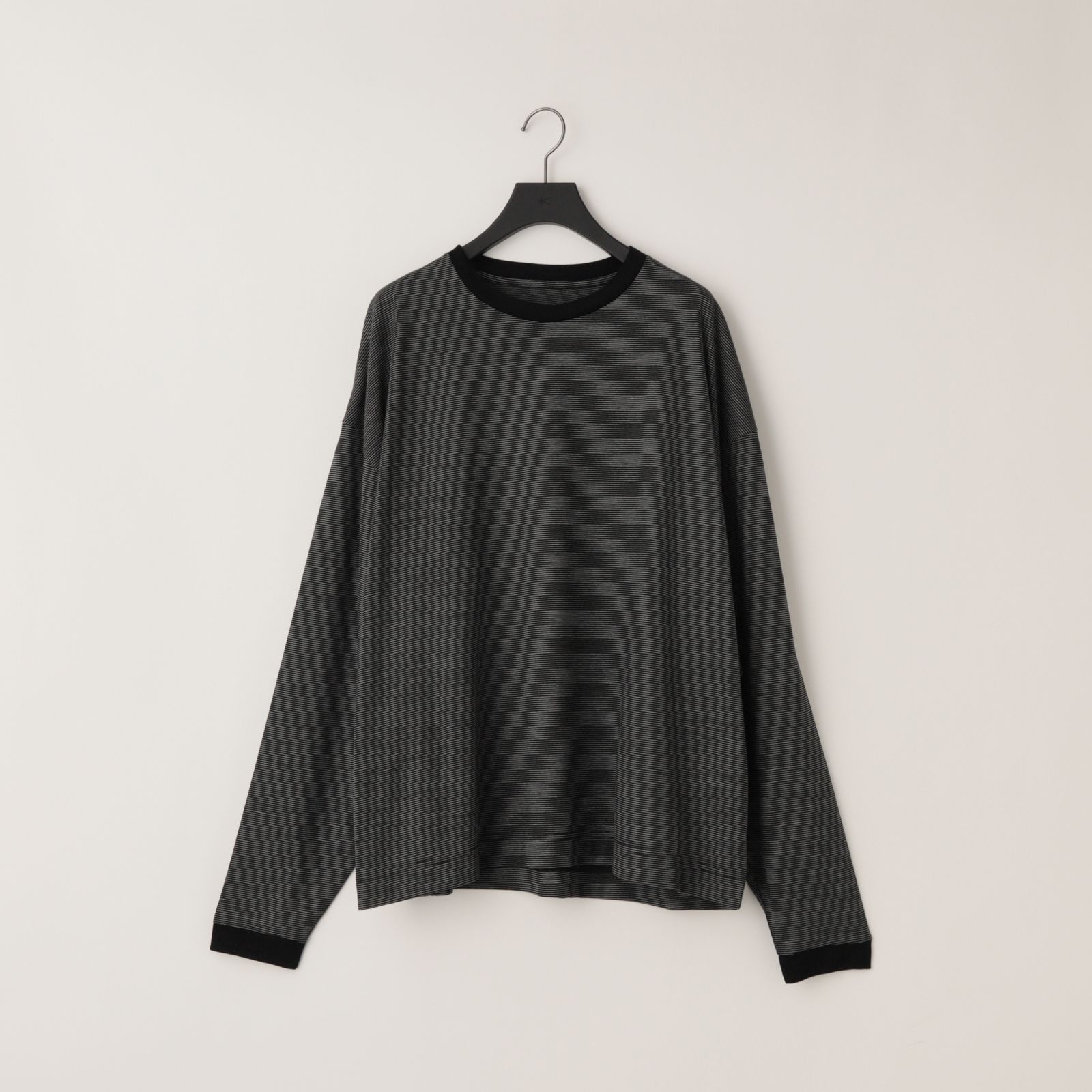 【残り一点】36G Wool Stripe L/S Tee