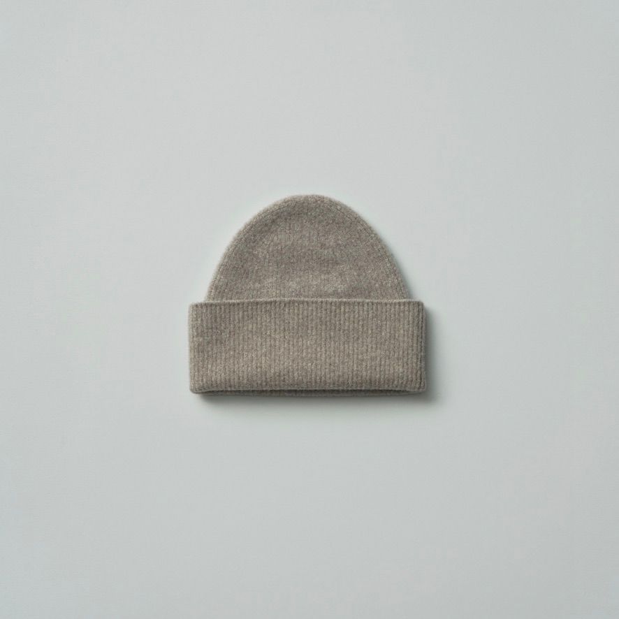 【残りわずか】Super Fine Wool Milled Knit Beanie