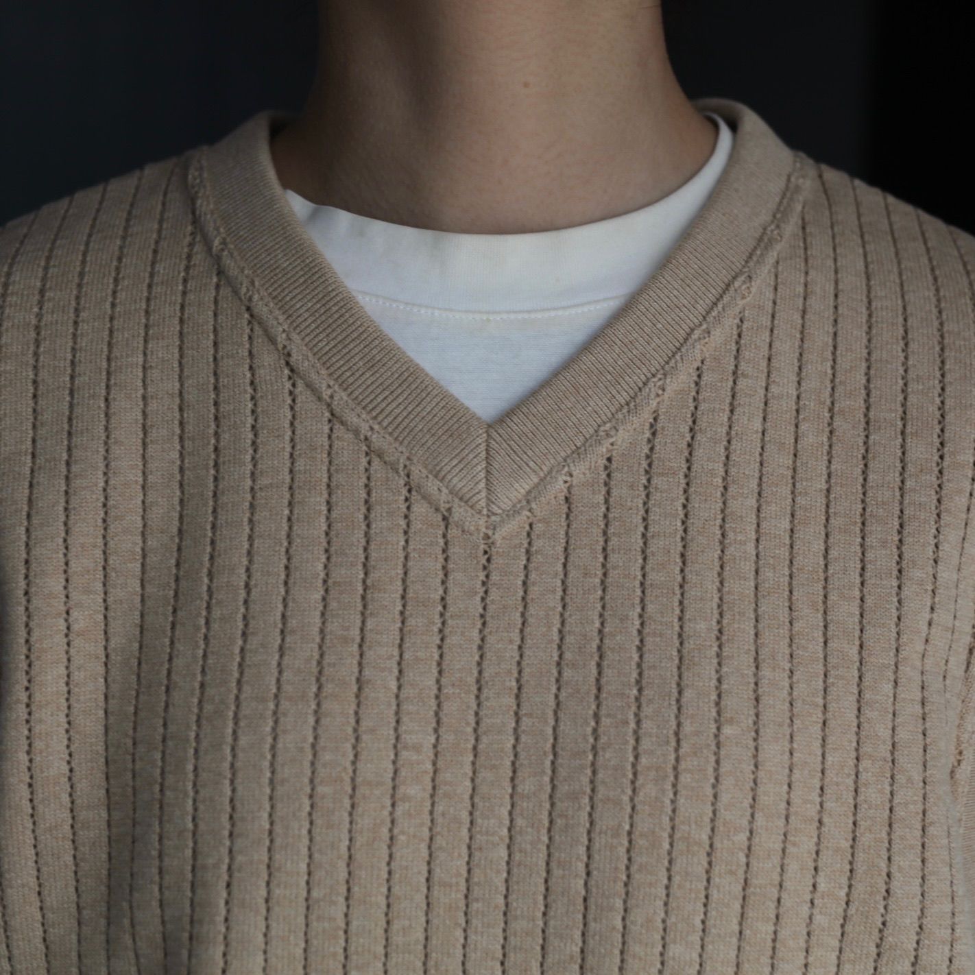 【残り一点】Stripe Mesh Vest