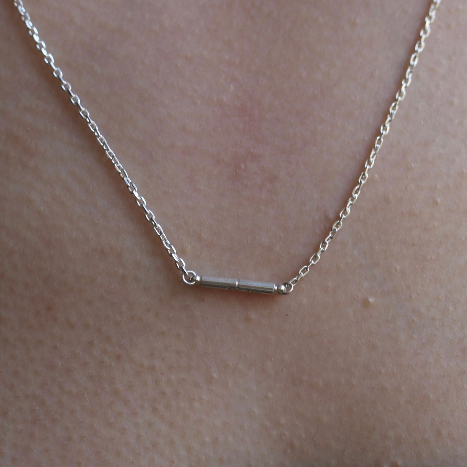 【お取り寄せ注文可能】Mix Chain Necklace(WHITE×GOLD)