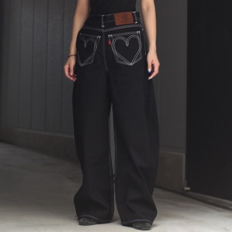 【残り一点】Back Front Barrel Denim