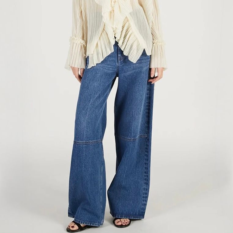 【残り一点】ストレートデニムパンツ