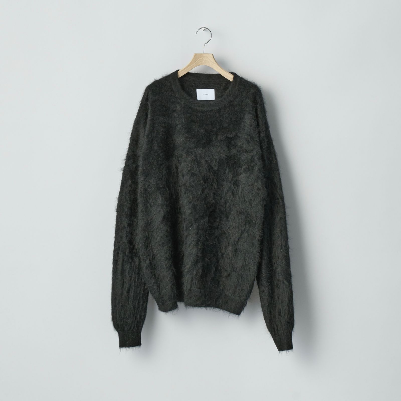 【残り一点】Cashmere Shaggy Knit Crew Neck LS