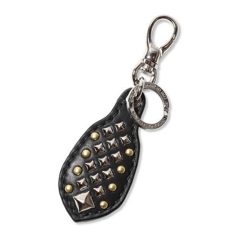 【残り一点】Studs Leather Rugged Key Ring
