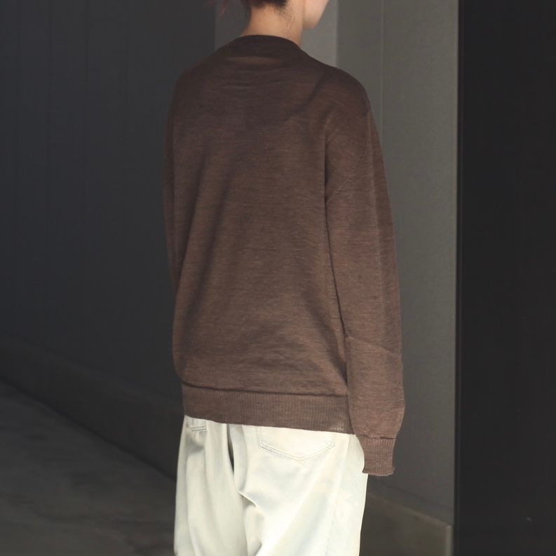 【残り一点】Wholegarment Wool Sheer P/O