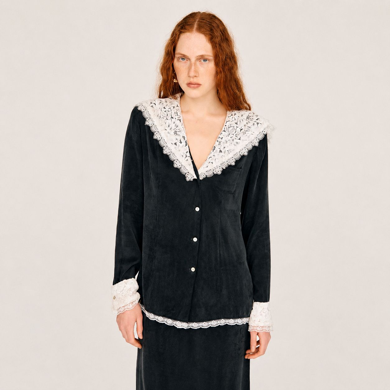 【残り一点】Lace Shirt