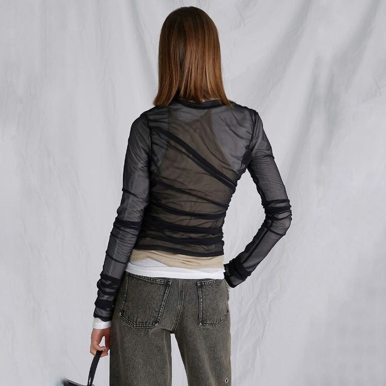 【残り一点】Triple Layered Sheer Top