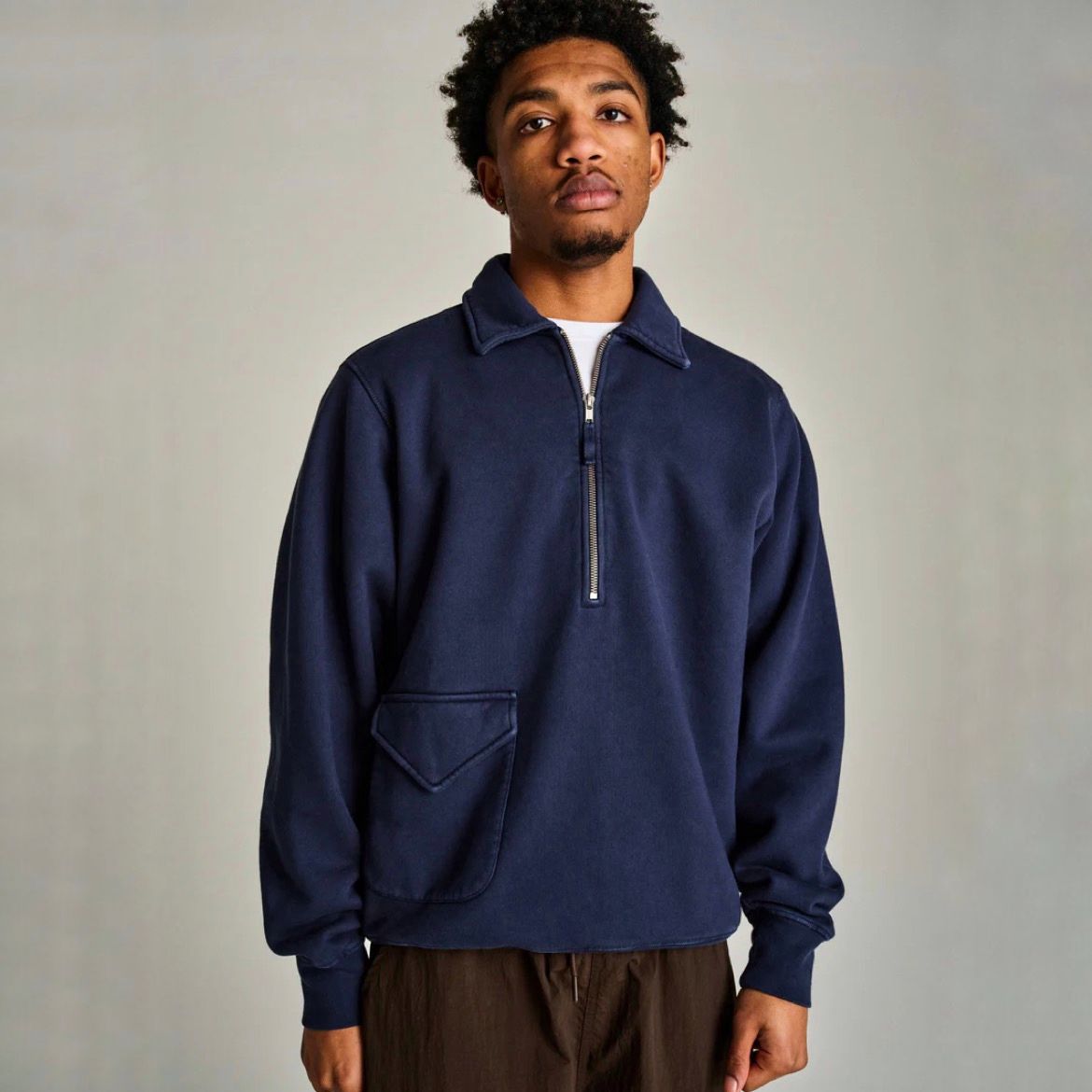 アール倉庫店必ずプロフィールお読み下さい Pop Trading Company - 【残り一点】Halfzip Sweat | ACRMTSM