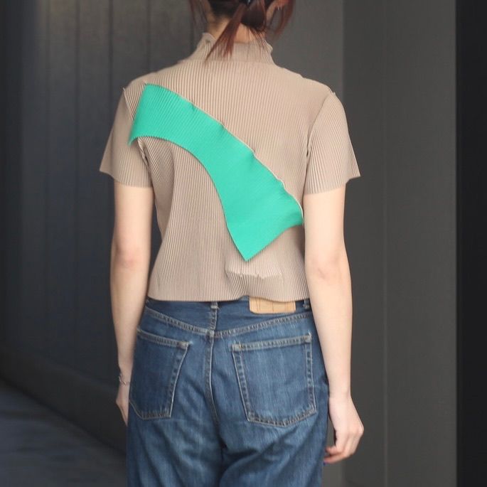 【残り一点】Todo Wave Tiny Top Short Sleeve Highneck