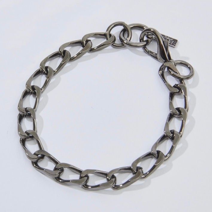 【残りわずか】Curb Chain Bracelet(BLACK)