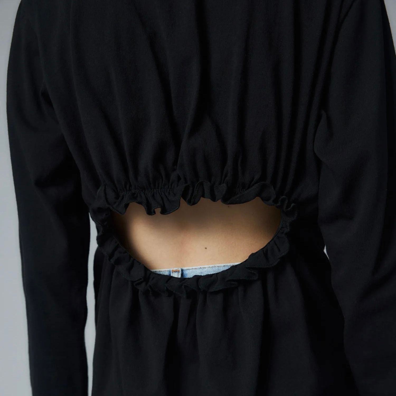 【残り一点】Back Open Gather Tops