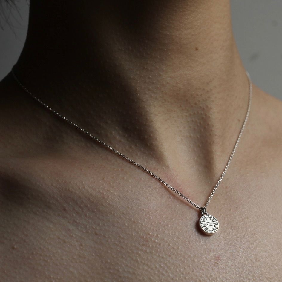 【お取り寄せ注文可能】Engrave Coin Pendant_S