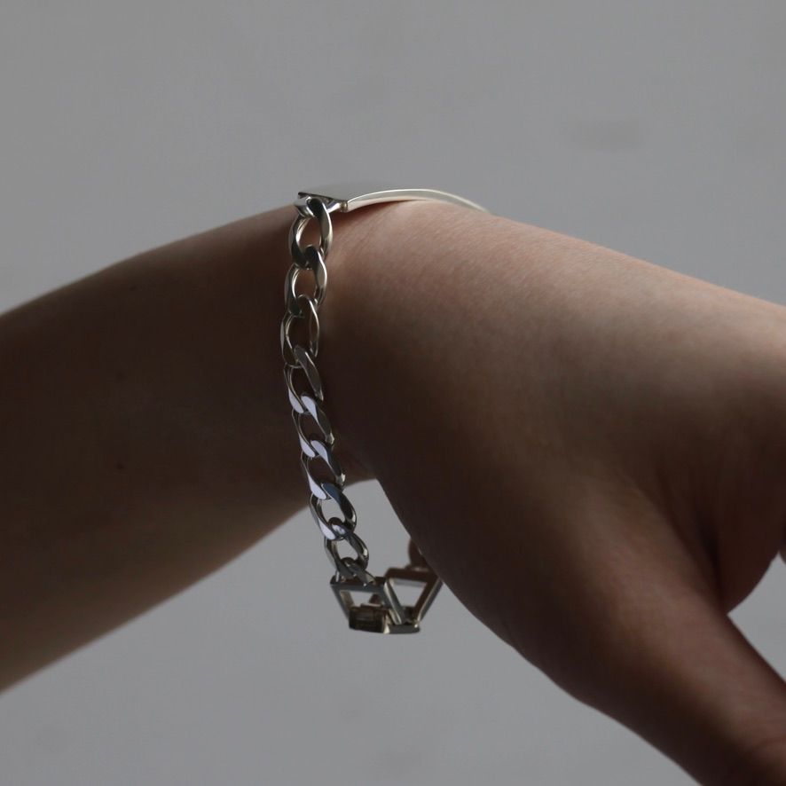 【残り一点】ID Bracelet_XL(SILVER)