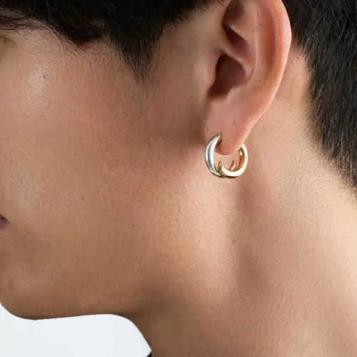 【お取り寄せ注文可能】Intersect Hoop Pierce Combi