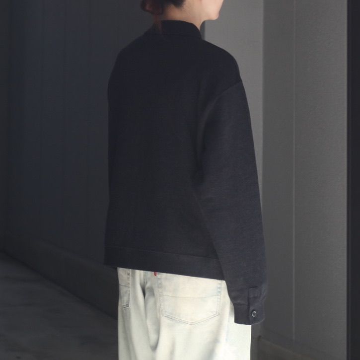 【残り一点】Co/Wo Moss Stitch Zip Blouson
