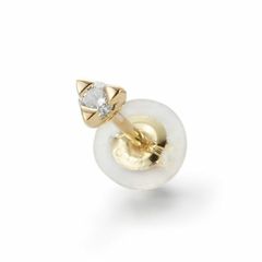 【お取り寄せ注文可能】K18 Triangle Dia Pierce(GOLD)