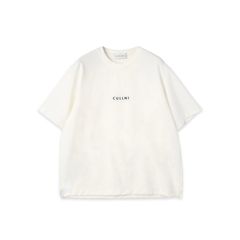 【残りわずか】Cullni Logo Embroidery Short Sleeve Pullover