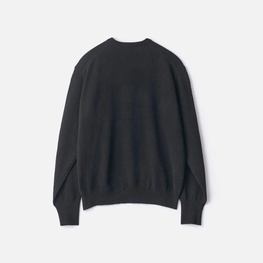 【残りわずか】Extra Fine Wool Knit Crew Neck LS