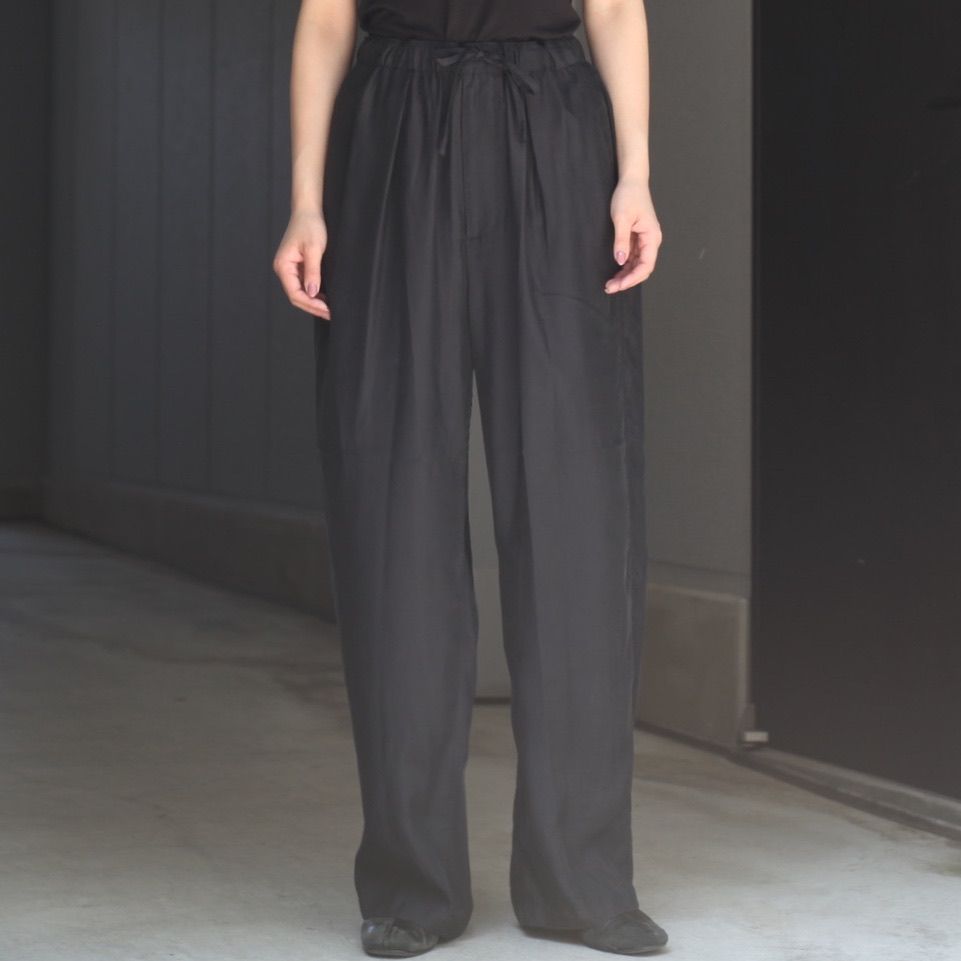 YOKE - 【残り一点】Cupro Easy Pants | ACRMTSM ONLINE STORE