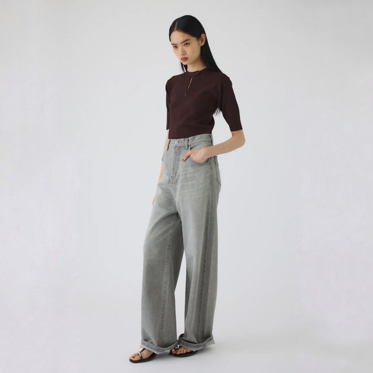 【残り一点】Middle Straight Light Denim