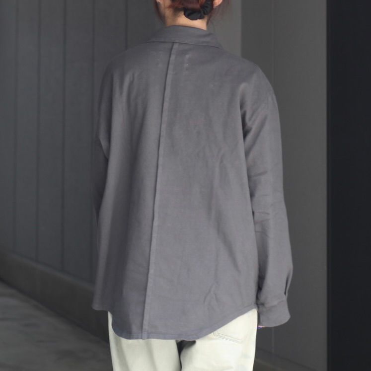 【残り一点】ヘビーコットンガーメントダイL/Sポロシャツ